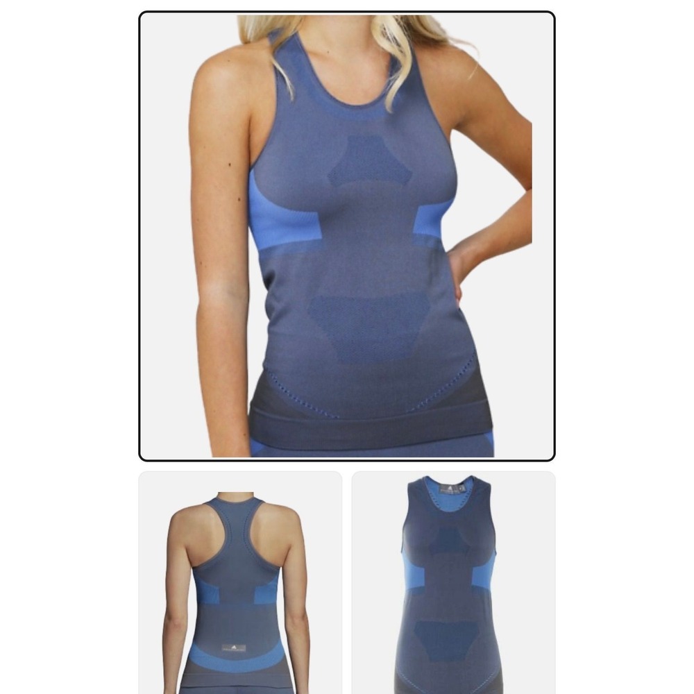 Adidas by Stella McCartney Seamless Women's Tank top CZ1748- NWT- Size XS - Picture 2 of 3
